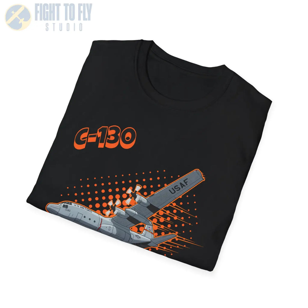 C-130 Hercules Comic Style T-Shirt - Pilot gifts - WWII warbird t-shirt