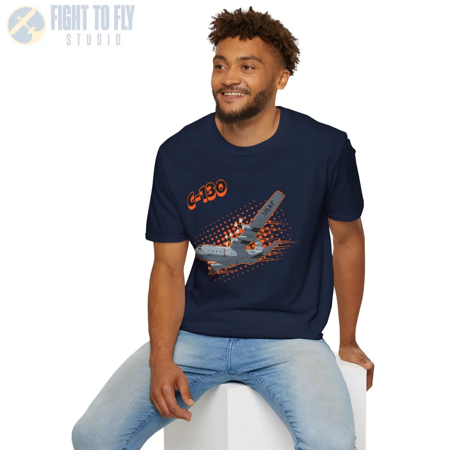 C-130 Hercules Comic Style T-Shirt - Pilot gifts - WWII warbird t-shirt