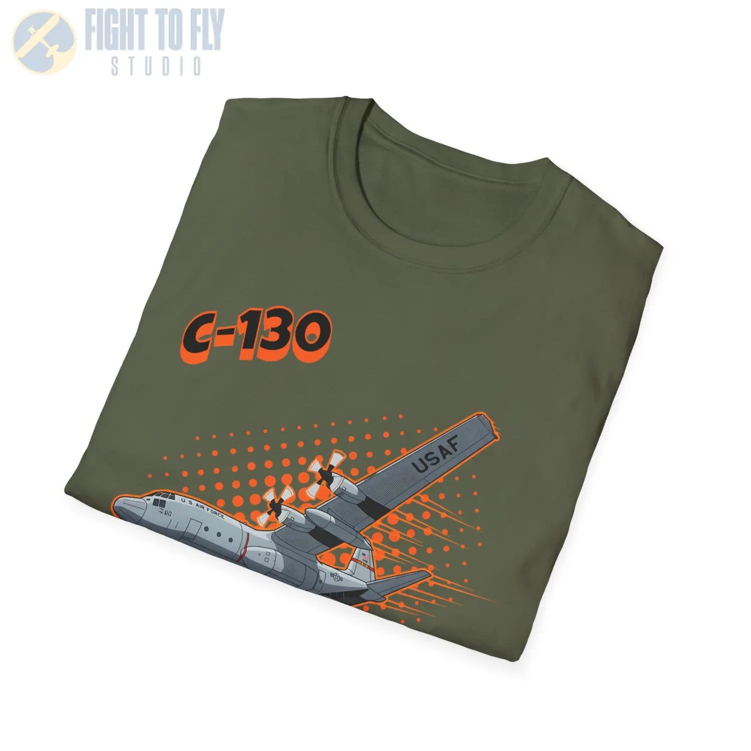 C-130 Hercules Comic Style T-Shirt - Pilot gifts - WWII warbird t-shirt