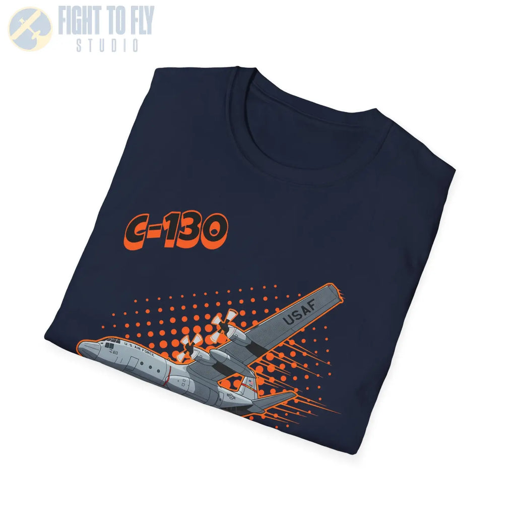 C-130 Hercules Comic Style T-Shirt - Pilot gifts - WWII warbird t-shirt