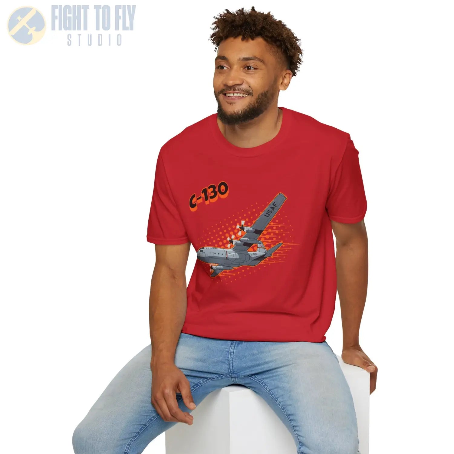 C-130 Hercules Comic Style T-Shirt - Pilot gifts - WWII warbird t-shirt
