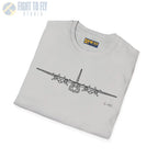 C-130H Hercules Front View T-Shirt - Pilot gifts - WWII warbird t-shirt