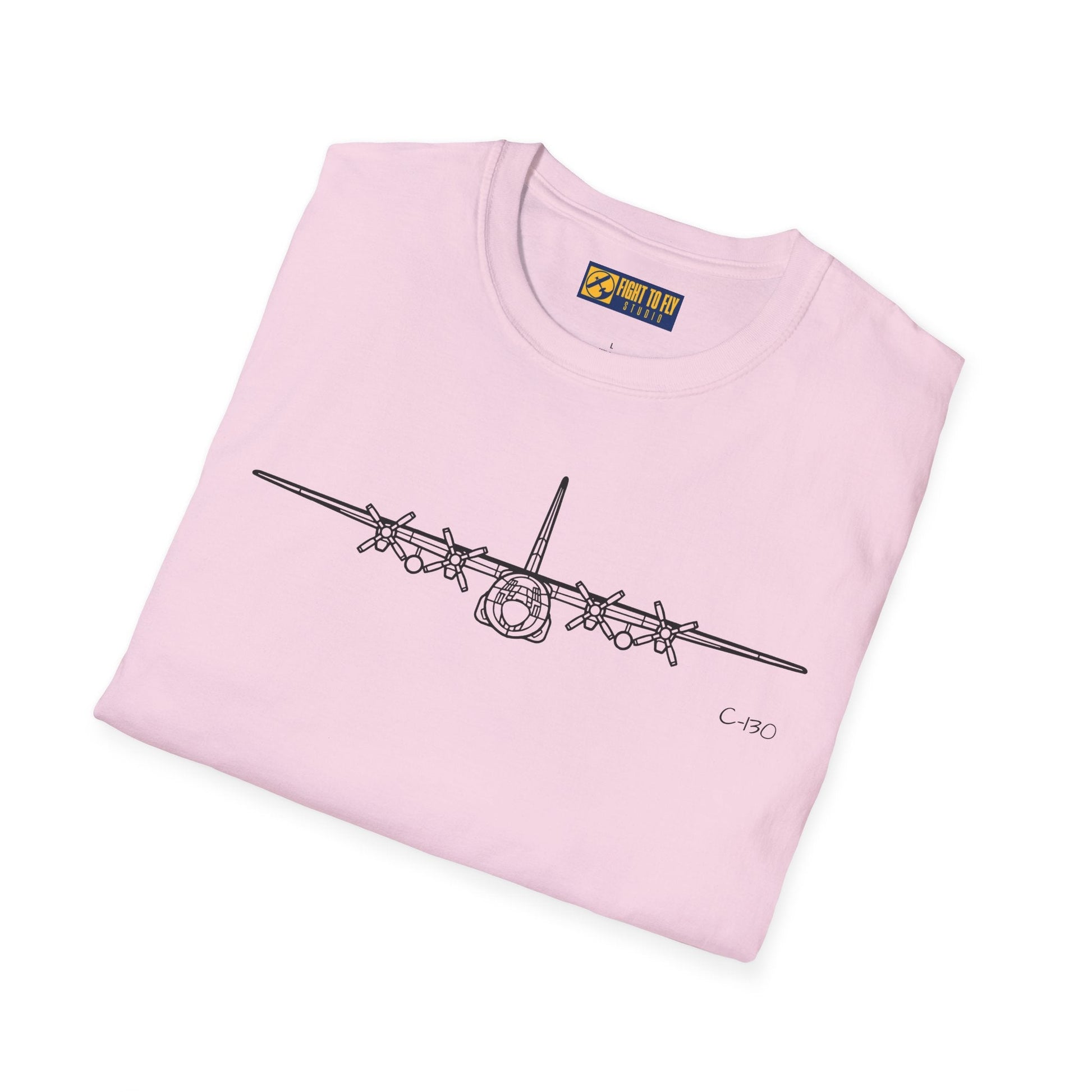 C-130H Front View T-Shirt – Hercules Tactical Airlifter Tee - Pilot gifts - WWII warbird t-shirt
