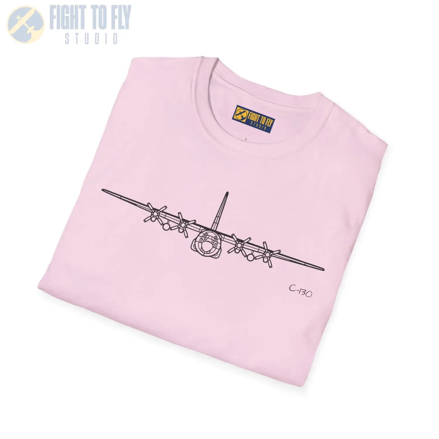 C-130H Hercules Front View T-Shirt - Pilot gifts - WWII warbird t-shirt