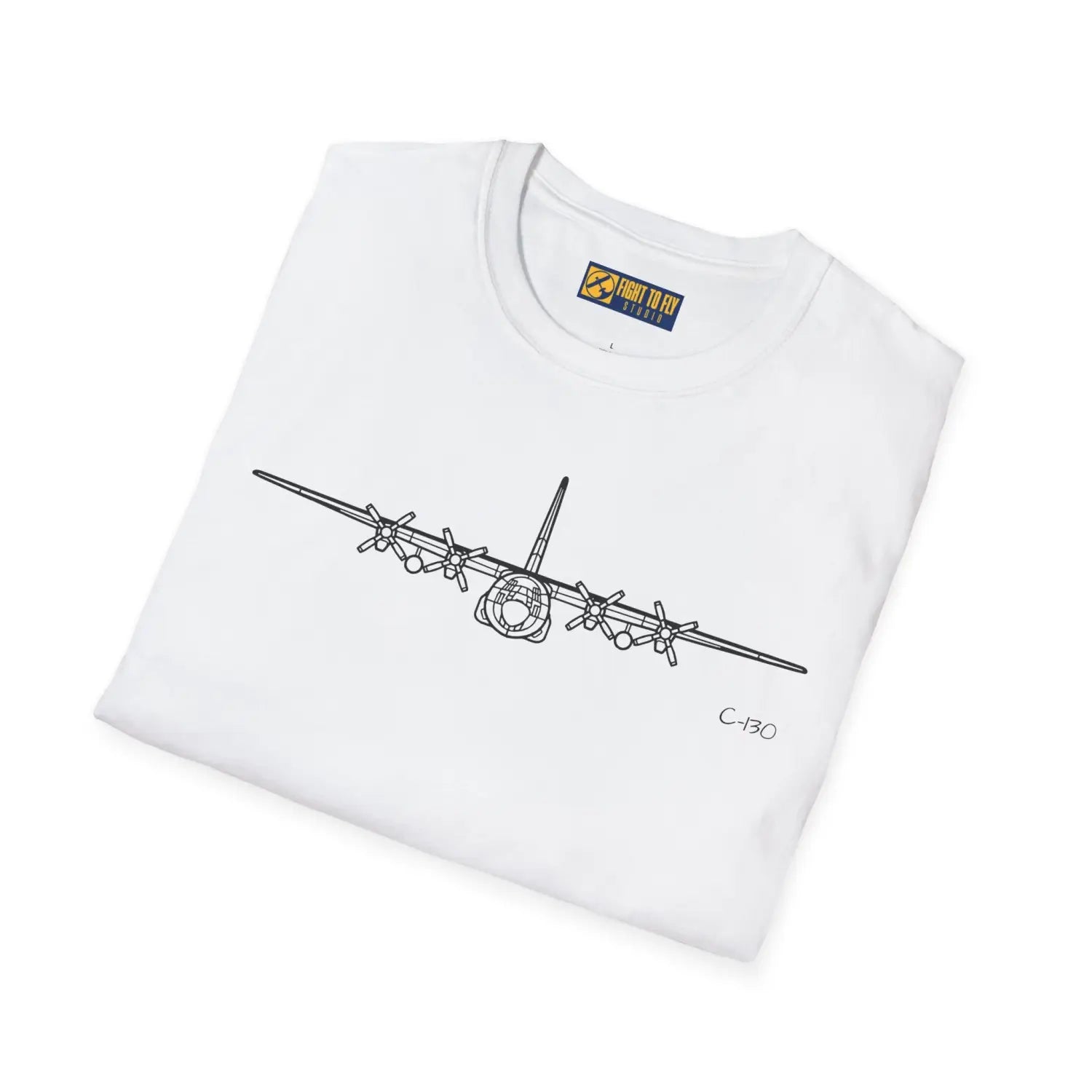 C-130H Hercules Front View T-Shirt - Pilot gifts - WWII warbird t-shirt