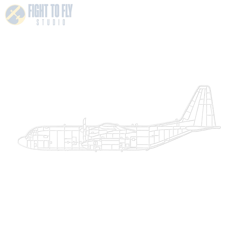 C-130J Side Die Cut Metal Wall Art - Sign - Pilot gifts - WWII warbird t-shirt