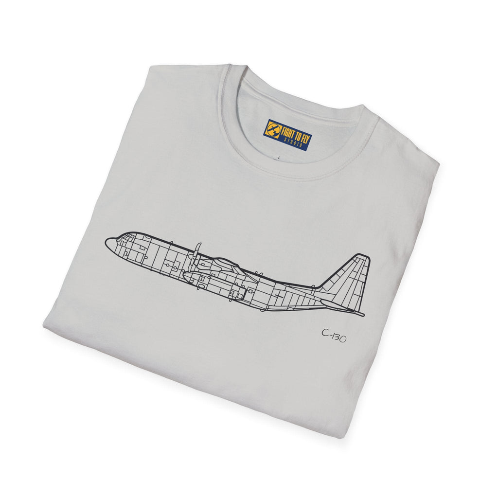 C-130J T-Shirt – Hercules Tactical Transport Tee - Pilot gifts - WWII warbird t-shirt