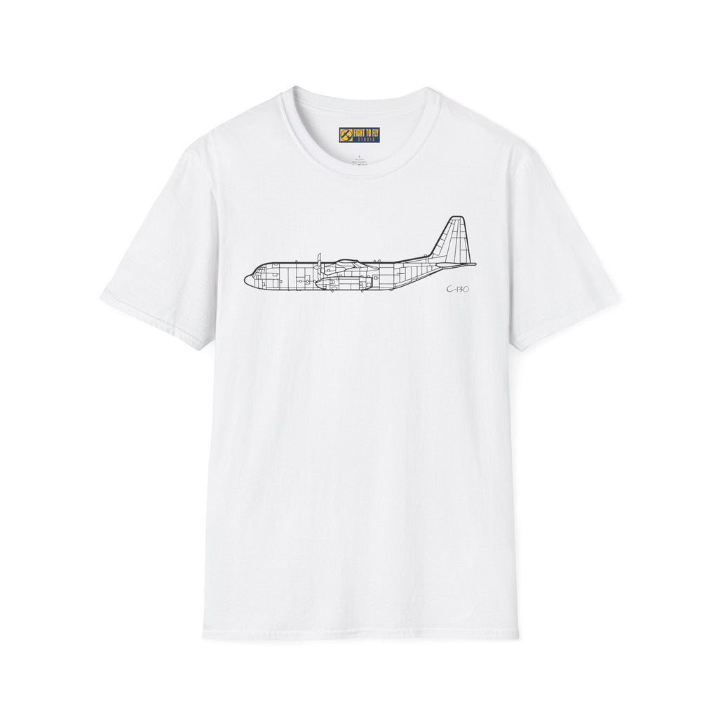 C-130J T-Shirt – Hercules Tactical Transport Tee - Pilot gifts - WWII warbird t-shirt