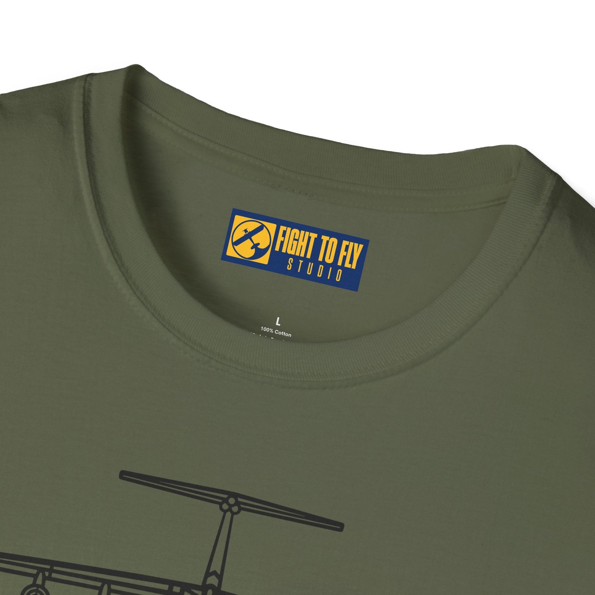 C-141 Front View T-Shirt – Starlifter Jet Transport Tee - Pilot gifts - WWII warbird t-shirt