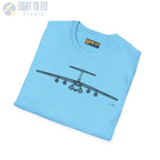C-141 Starlifter Front View T-Shirt - Pilot gifts - WWII warbird t-shirt