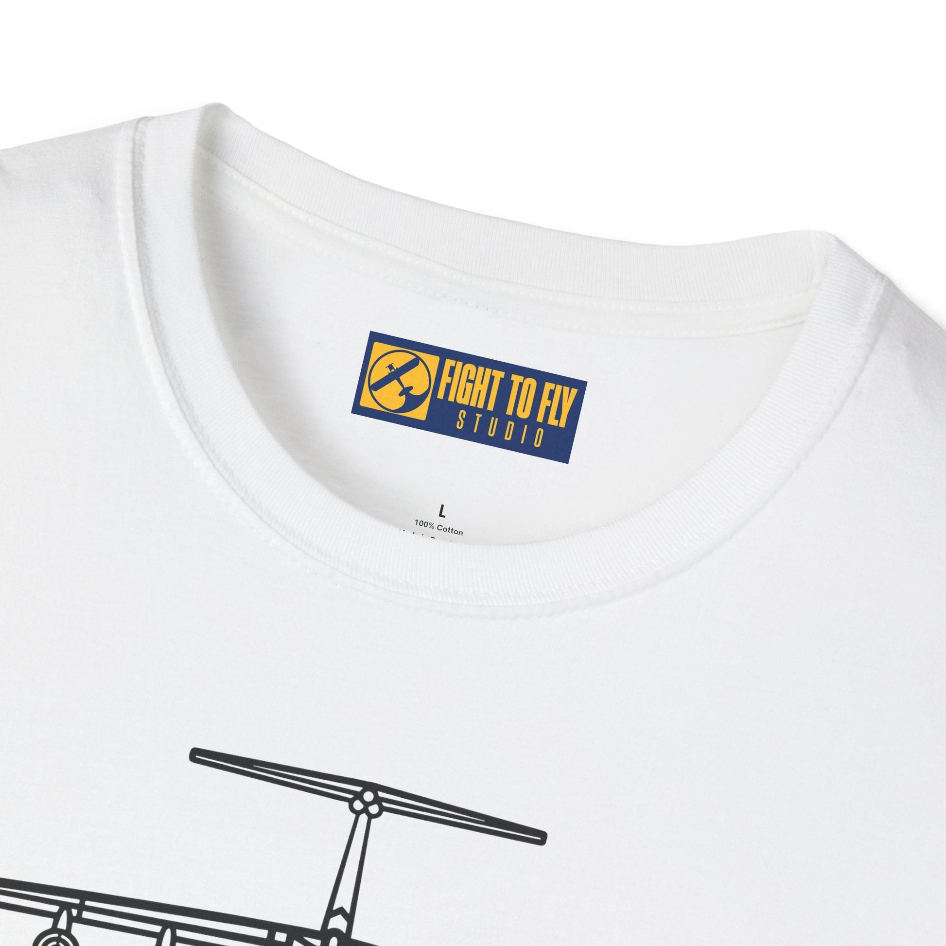 C-141 Front View T-Shirt – Starlifter Jet Transport Tee - Pilot gifts - WWII warbird t-shirt