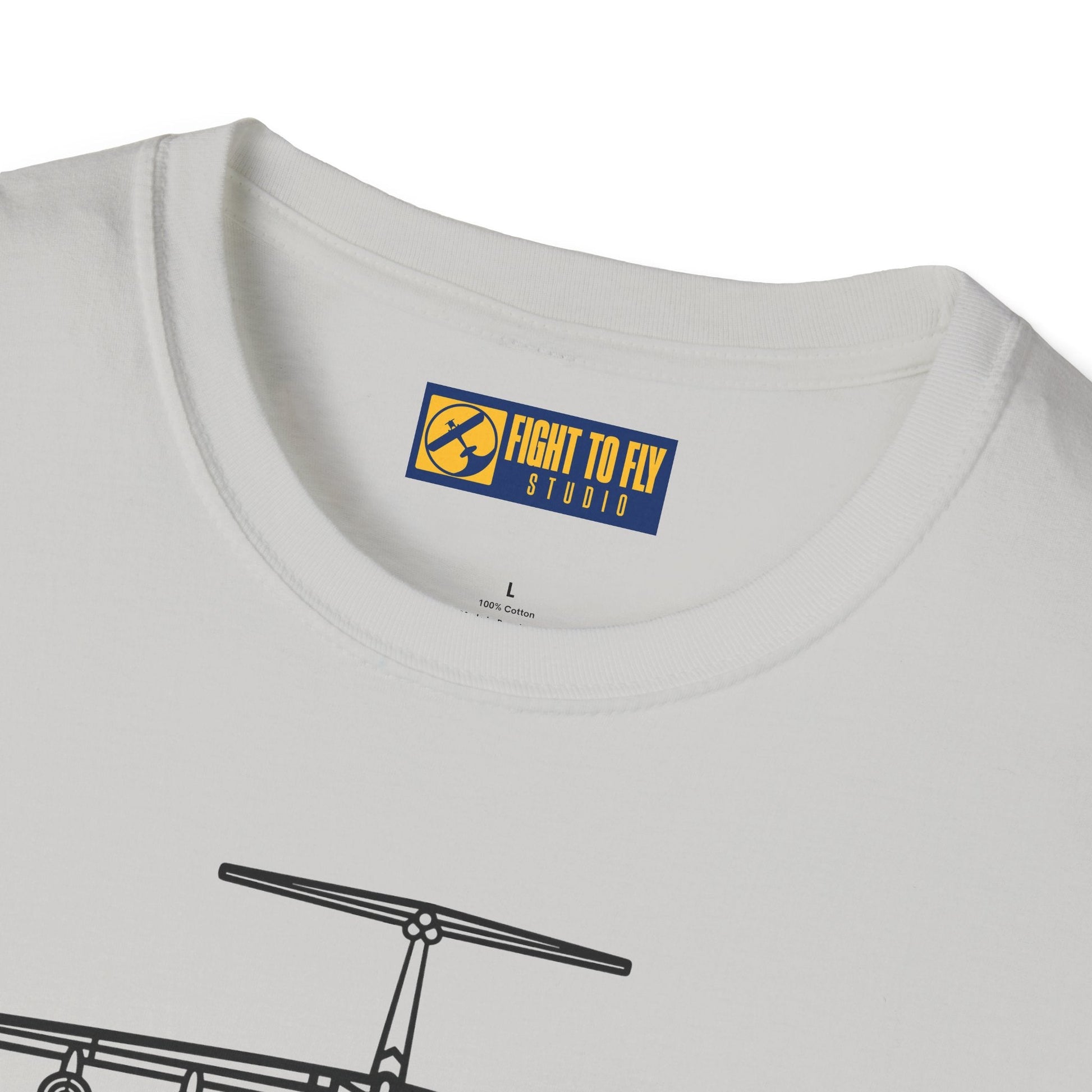 C-141 Front View T-Shirt – Starlifter Jet Transport Tee - Pilot gifts - WWII warbird t-shirt
