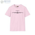 C-141 Starlifter Front View T-Shirt - Pilot gifts - WWII warbird t-shirt