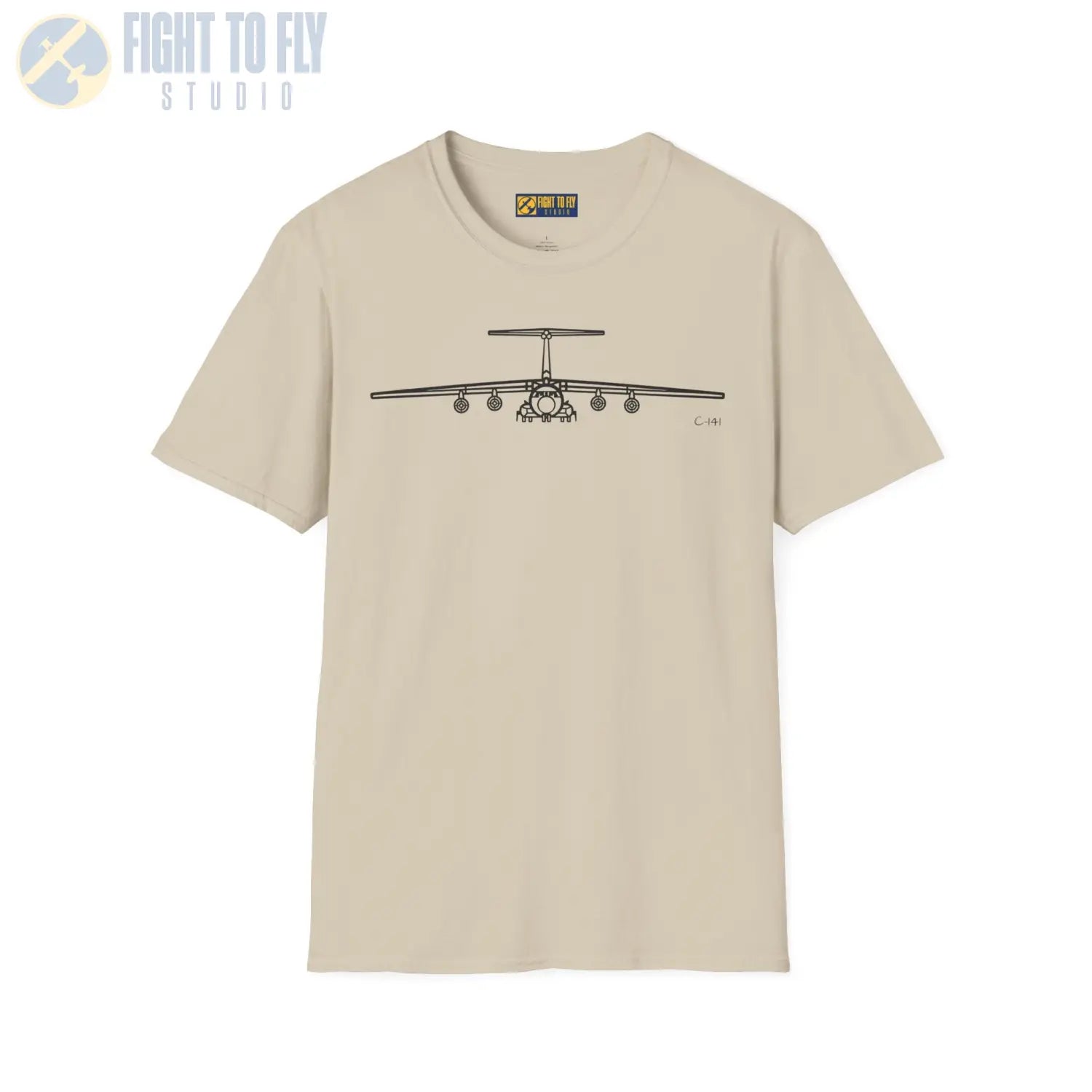 C 141 Starlifter Front View T Shirt Pilot gifts WWII warbird t shirt