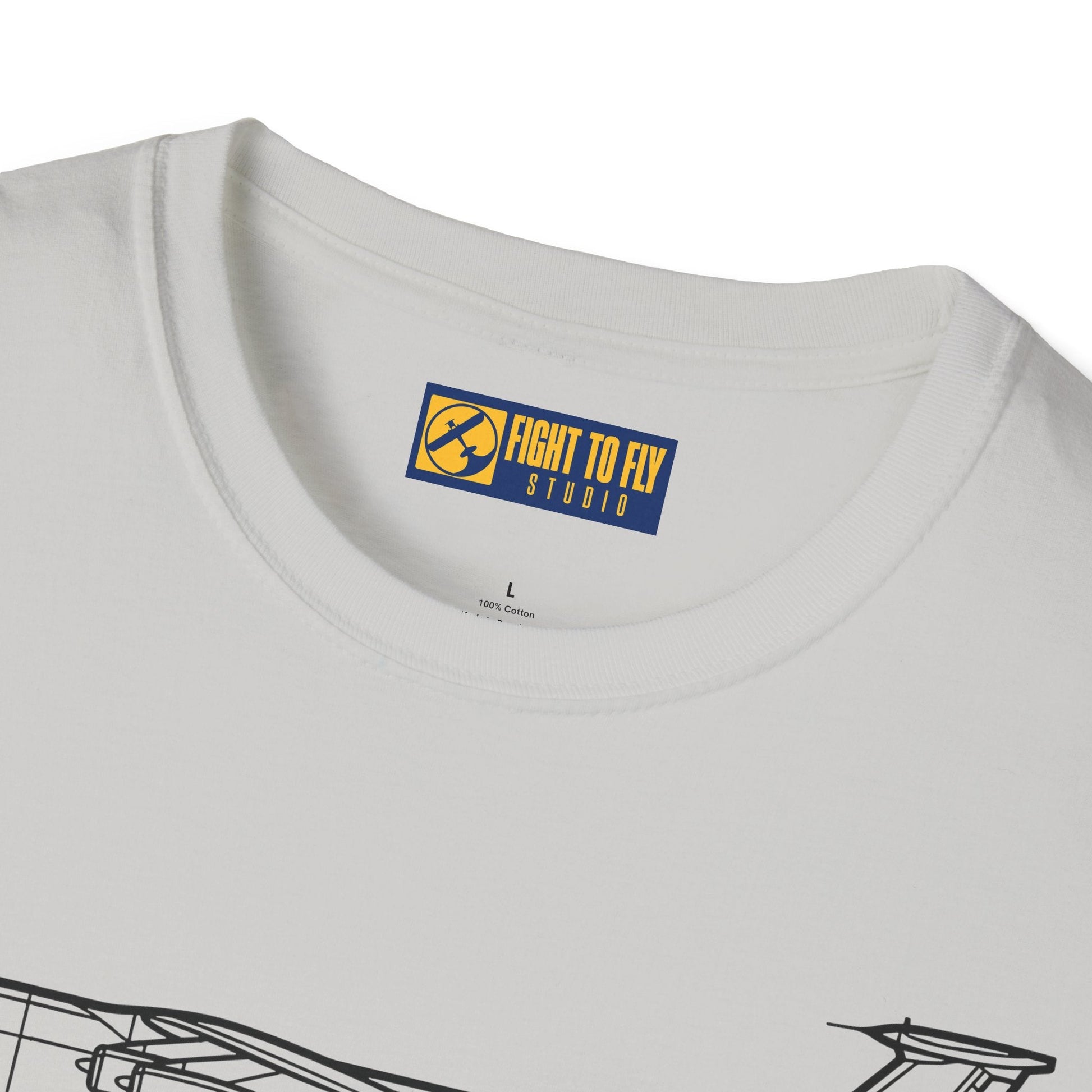 C-141 Side View T-Shirt – Starlifter Strategic Transport Tee - Pilot gifts - WWII warbird t-shirt