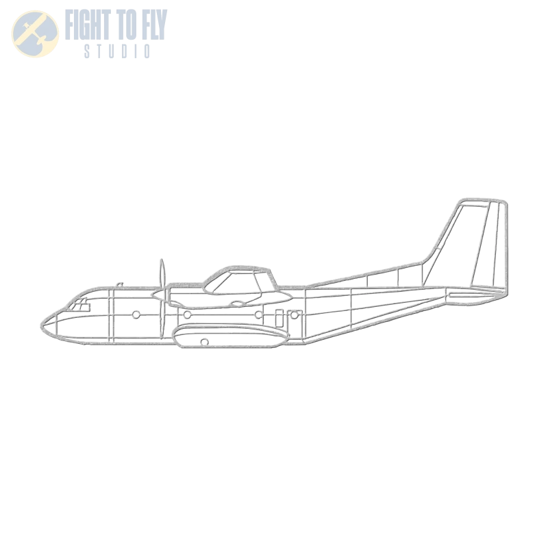 C-160 Die Cut Metal Wall Art - Sign - Pilot gifts - WWII warbird t-shirt