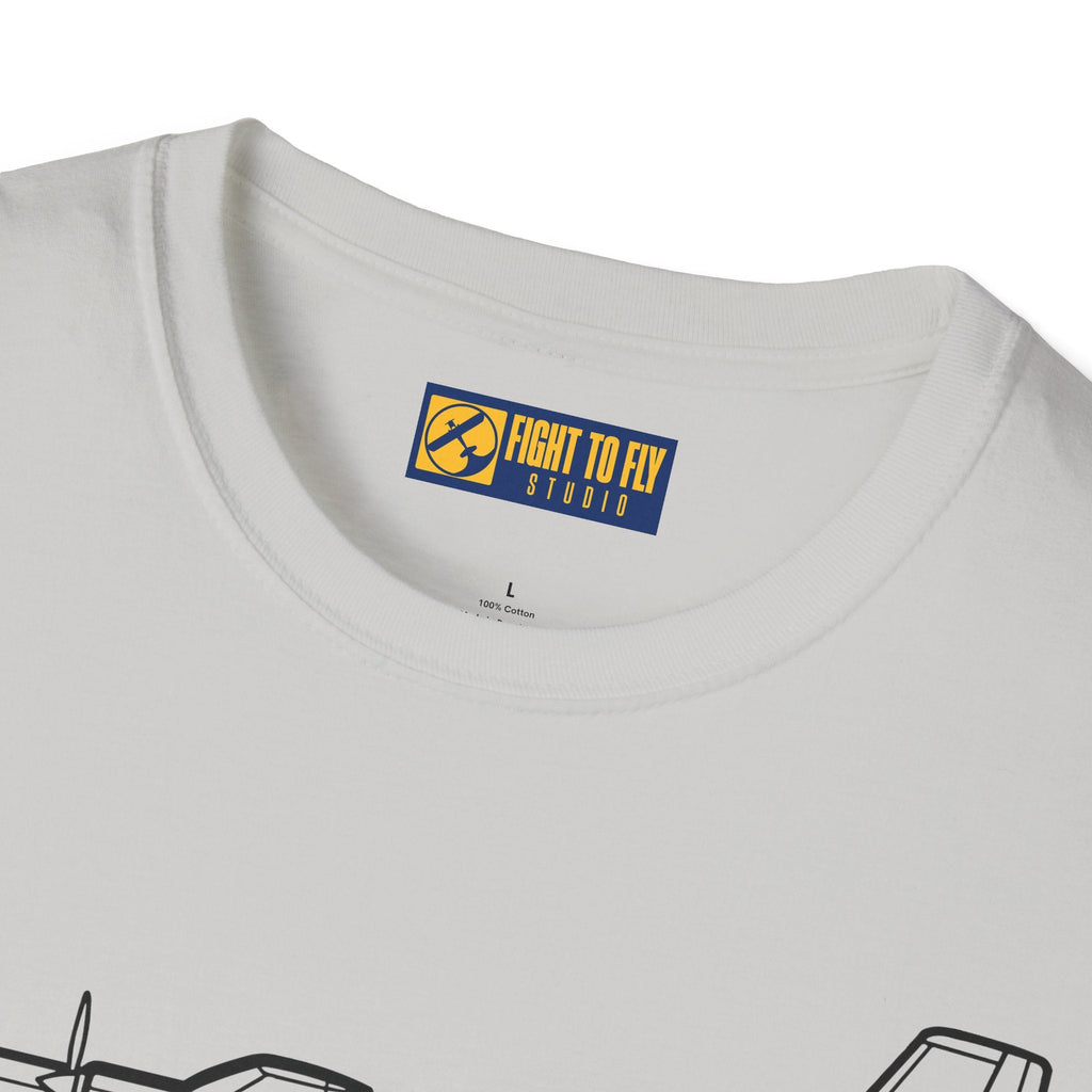 C-160 T-Shirt – Transall Tactical Military Transport Tee - Pilot gifts - WWII warbird t-shirt