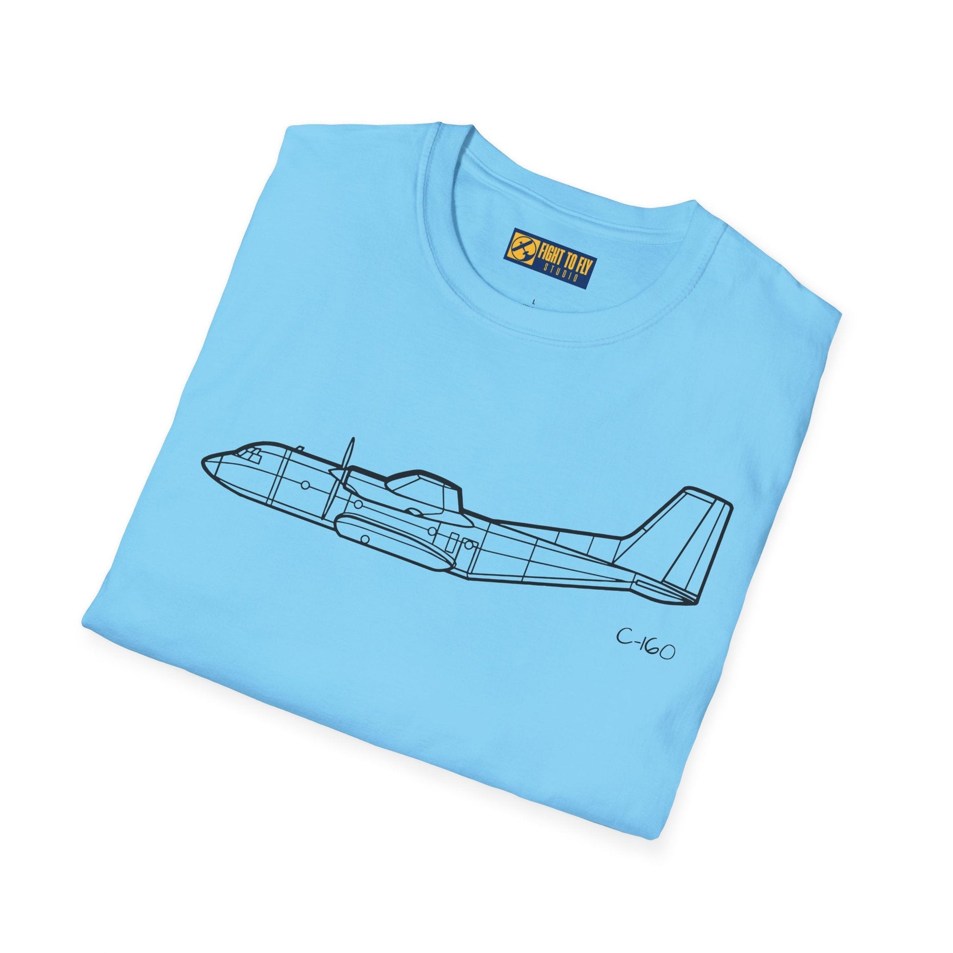 C-160 T-Shirt – Transall Tactical Military Transport Tee - Pilot gifts - WWII warbird t-shirt