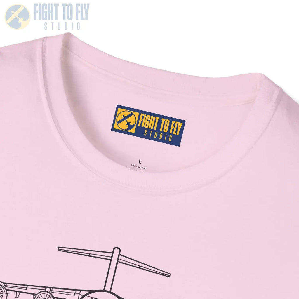 C-17 Globemaster III Front View T-Shirt - Pilot gifts - WWII warbird t-shirt