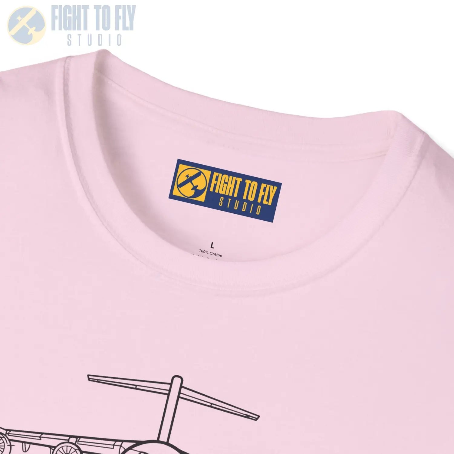C-17 Globemaster III Front View T-Shirt - Pilot gifts - WWII warbird t-shirt
