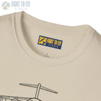 C-17 Globemaster III Front View T-Shirt - Pilot gifts - WWII warbird t-shirt