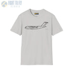C-17 Globemaster III Side View - T-Shirt - Pilot gifts - WWII warbird t-shirt