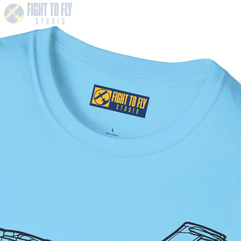C-17 Globemaster III Side View - T-Shirt - Pilot gifts - WWII warbird t-shirt