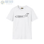 C-17 Globemaster III Side View - T-Shirt - Pilot gifts - WWII warbird t-shirt
