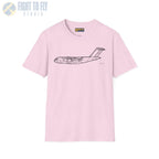 C-17 Globemaster III Side View - T-Shirt - Pilot gifts - WWII warbird t-shirt