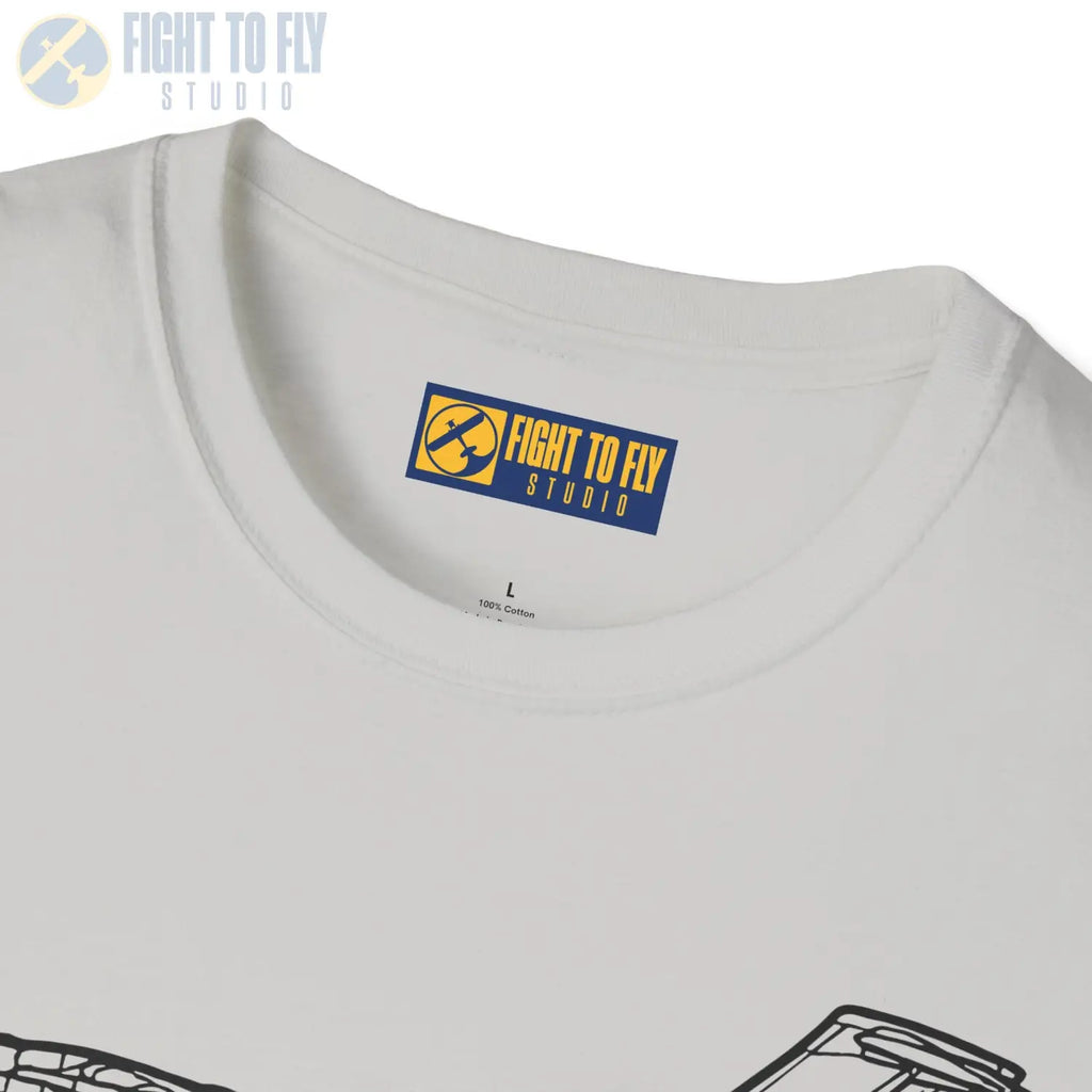 C-17 Globemaster III Side View - T-Shirt - Pilot gifts - WWII warbird t-shirt