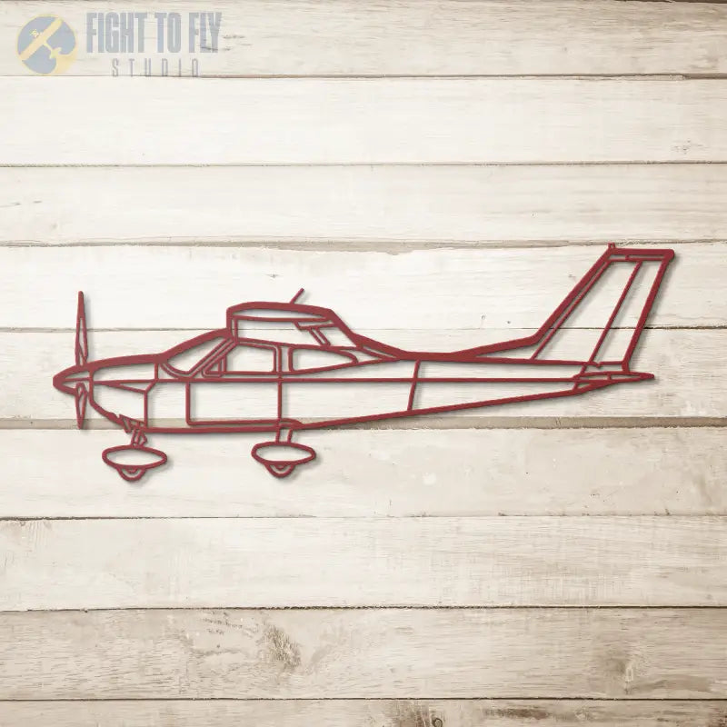 C 177B Fixed Gear Die Cut Metal Wall Art - Sign - Pilot gifts - WWII warbird t-shirt