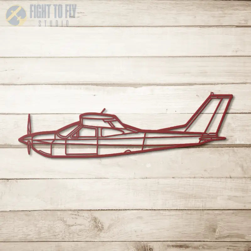 C 177RG Die Cut Metal Wall Art - Sign - Pilot gifts - WWII warbird t-shirt