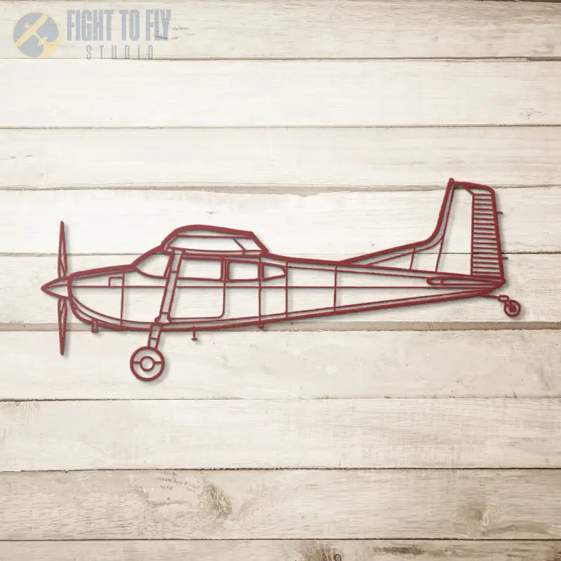 C 180K Die Cut Metal Wall Art - Sign - Pilot gifts - WWII warbird t-shirt
