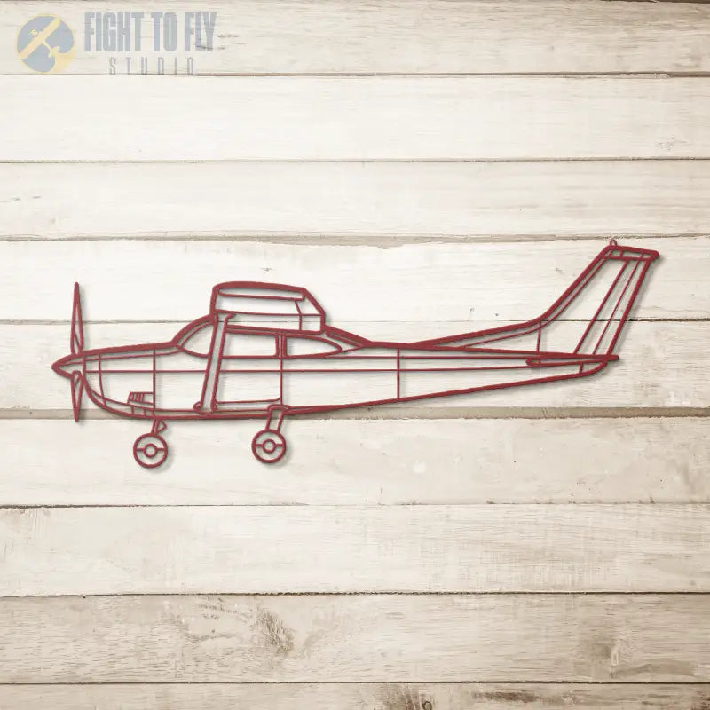 C 182H Die Cut Metal Wall Art - Sign - Pilot gifts - WWII warbird t-shirt