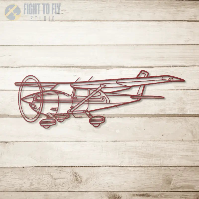C 182K Die Cut Metal Wall Art - Sign - Pilot gifts - WWII warbird t-shirt