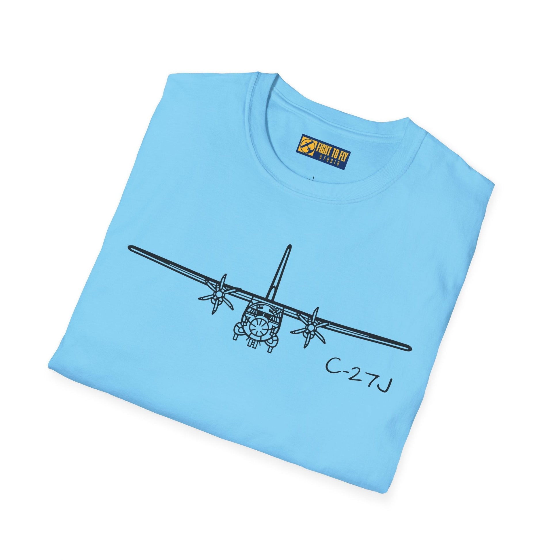 C-27J T-Shirt – Tactical Military Transport Aviation Tee - Gifts for pilots - apparel