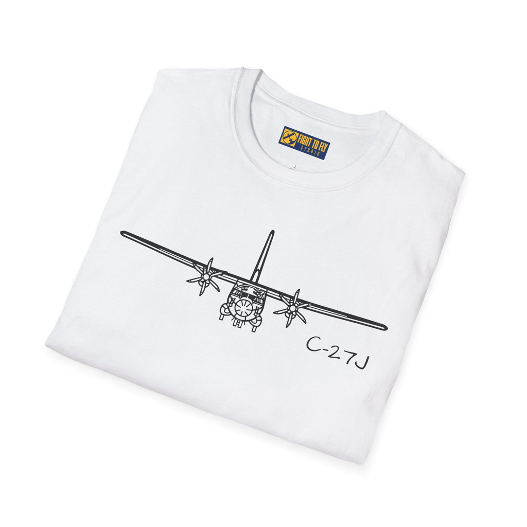 C-27J T-Shirt – Tactical Military Transport Aviation Tee - Gifts for pilots - apparel