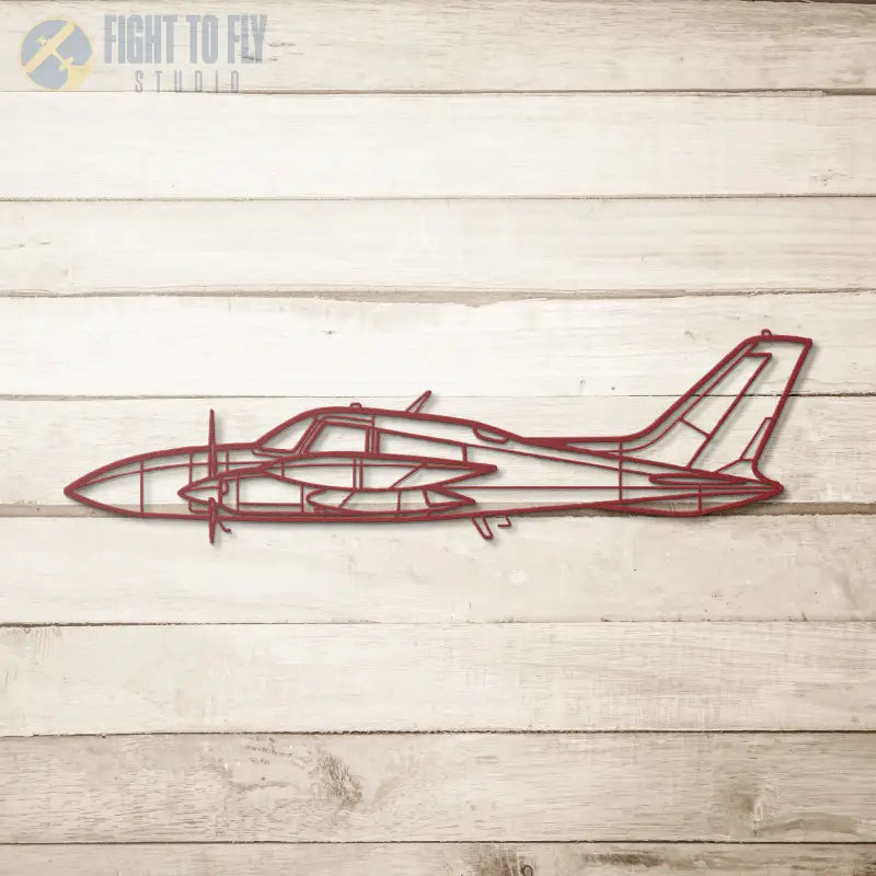 C 310R Die Cut Metal Wall Art - Sign - Pilot gifts - WWII warbird t-shirt