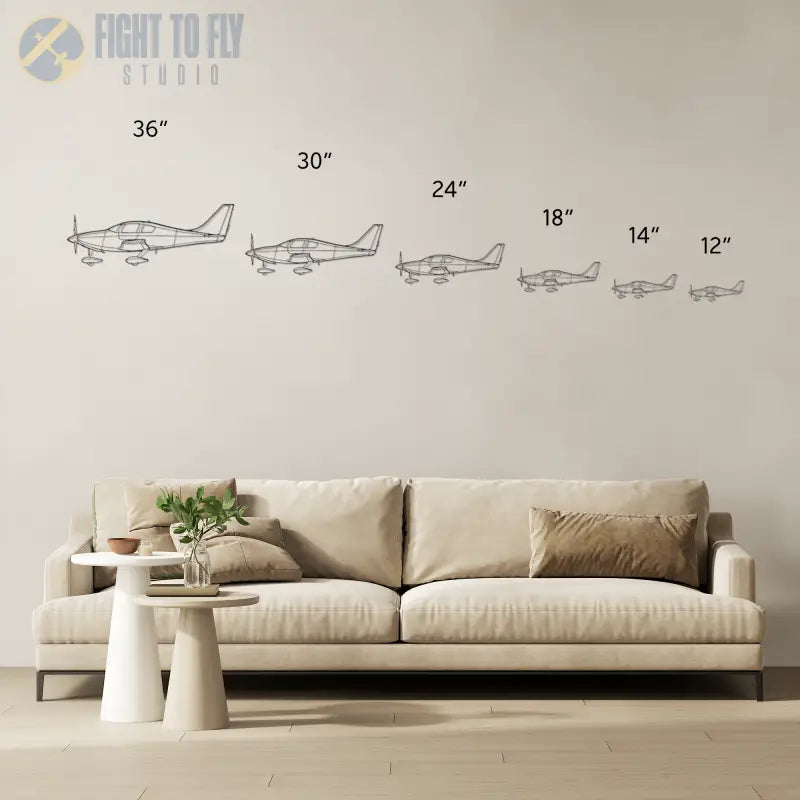 C 350 Die Cut Metal Wall Art - Sign - Pilot gifts - WWII warbird t-shirt