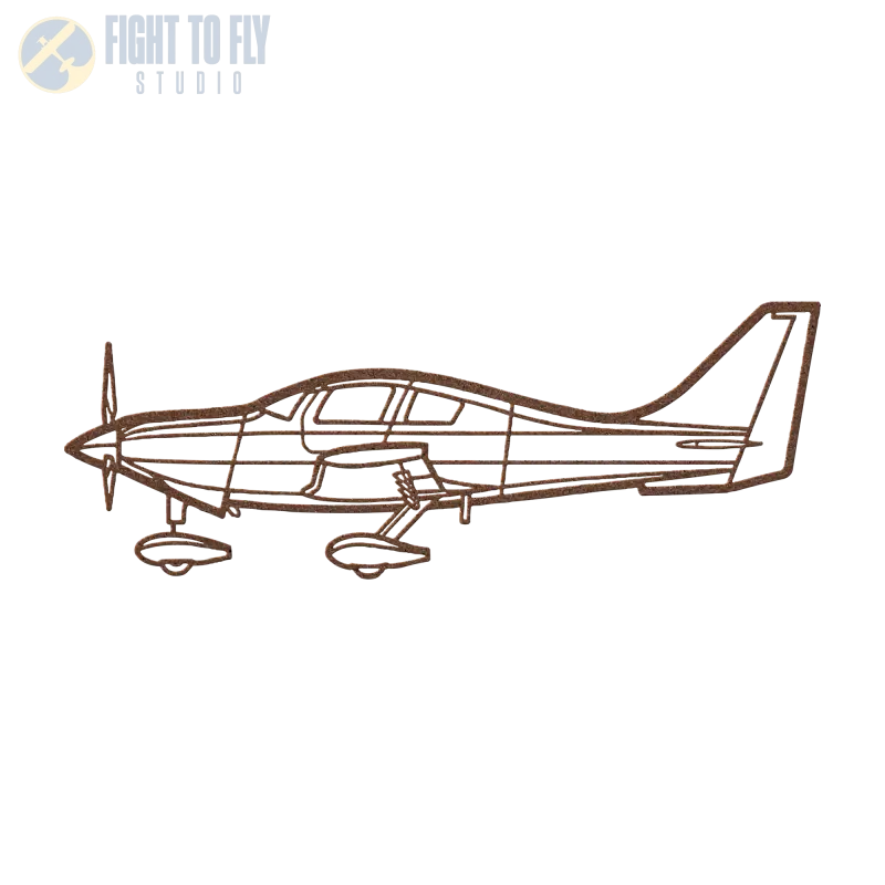 C 400 Die Cut Metal Wall Art - Sign - Pilot gifts - WWII warbird t-shirt