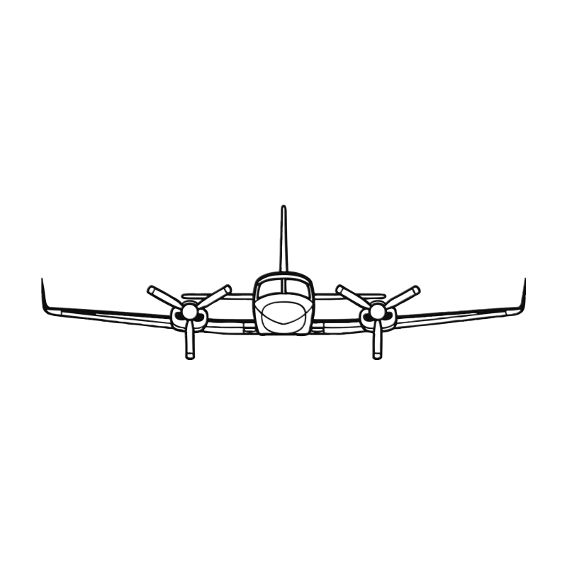 C 421C Die Cut Metal Wall Art - Sign - Pilot gifts - WWII warbird t-shirt