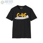C-46 Commando Side Profile T-Shirt - Pilot gifts - WWII warbird t-shirt
