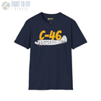 C-46 Commando Side Profile T-Shirt - Pilot gifts - WWII warbird t-shirt