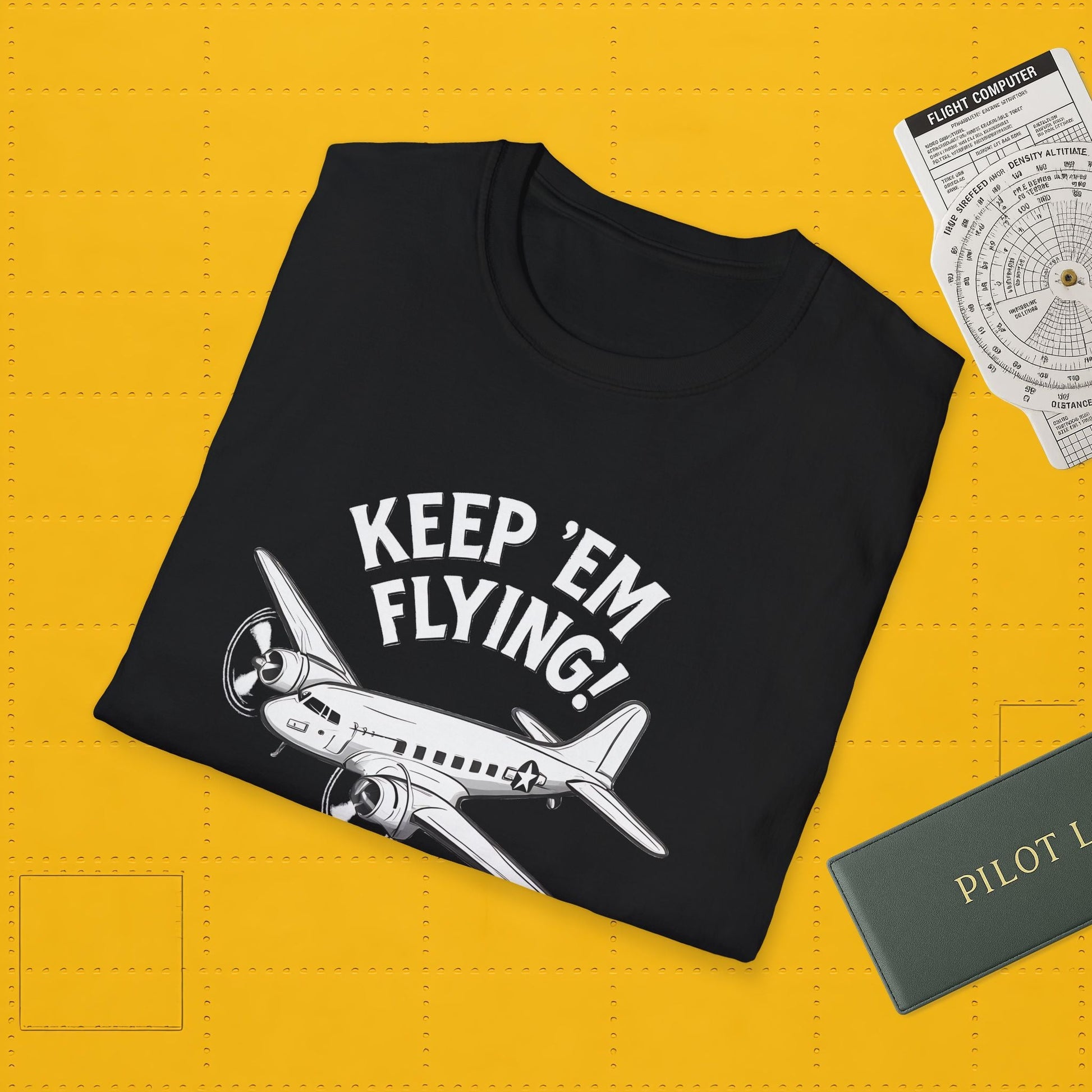 C-47 Premium T-Shirt – “Keep ’Em Flying!” WWII Transport Aircraft Graphic Tee - Pilot gifts - warbird t-shirt