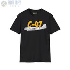 C-47 Dakota Side Profile T-Shirt - Pilot gifts - WWII warbird t-shirt