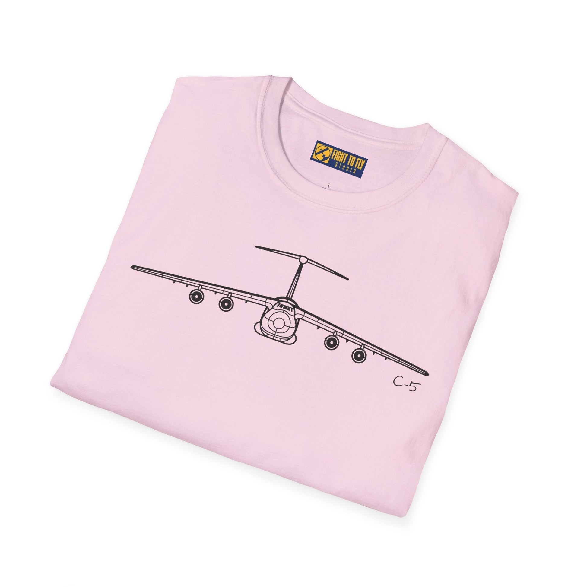 C-5 T-Shirt – Galaxy Strategic Airlift Aircraft Aviation Tee - Pilot gifts - WWII warbird t-shirt