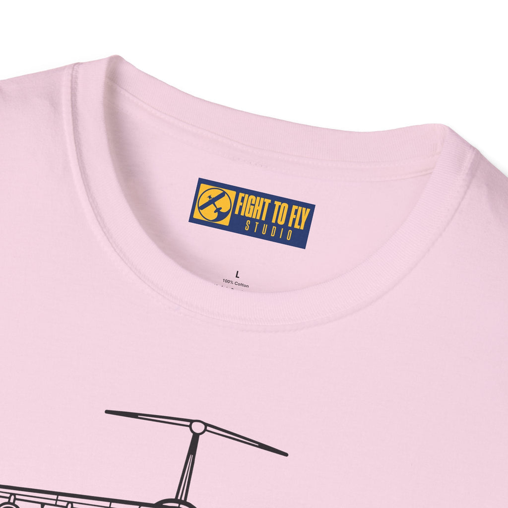 C-5 T-Shirt – Galaxy Strategic Airlift Aircraft Aviation Tee - Pilot gifts - WWII warbird t-shirt