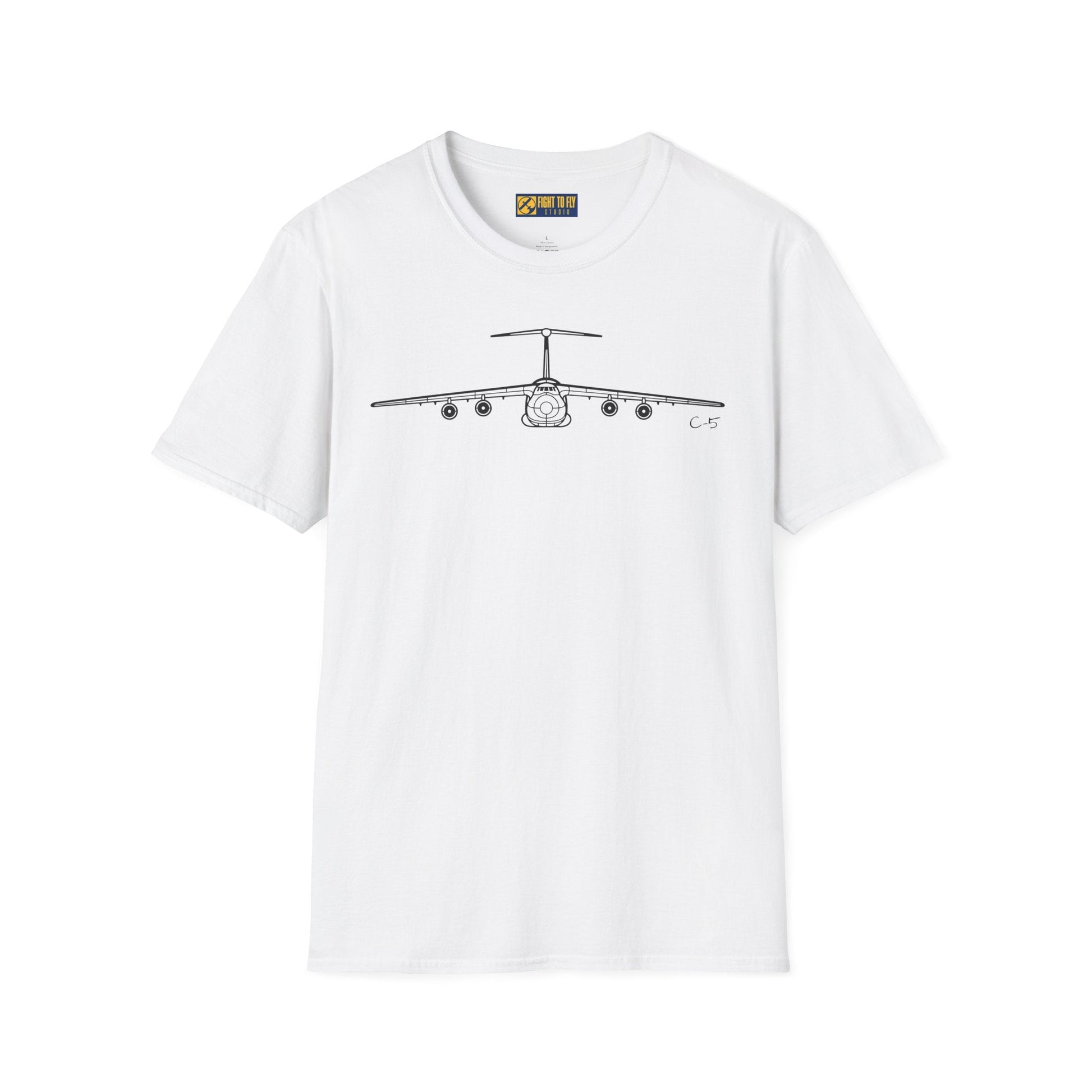 C-5 T-Shirt – Galaxy Strategic Airlift Aircraft Aviation Tee - Pilot gifts - WWII warbird t-shirt