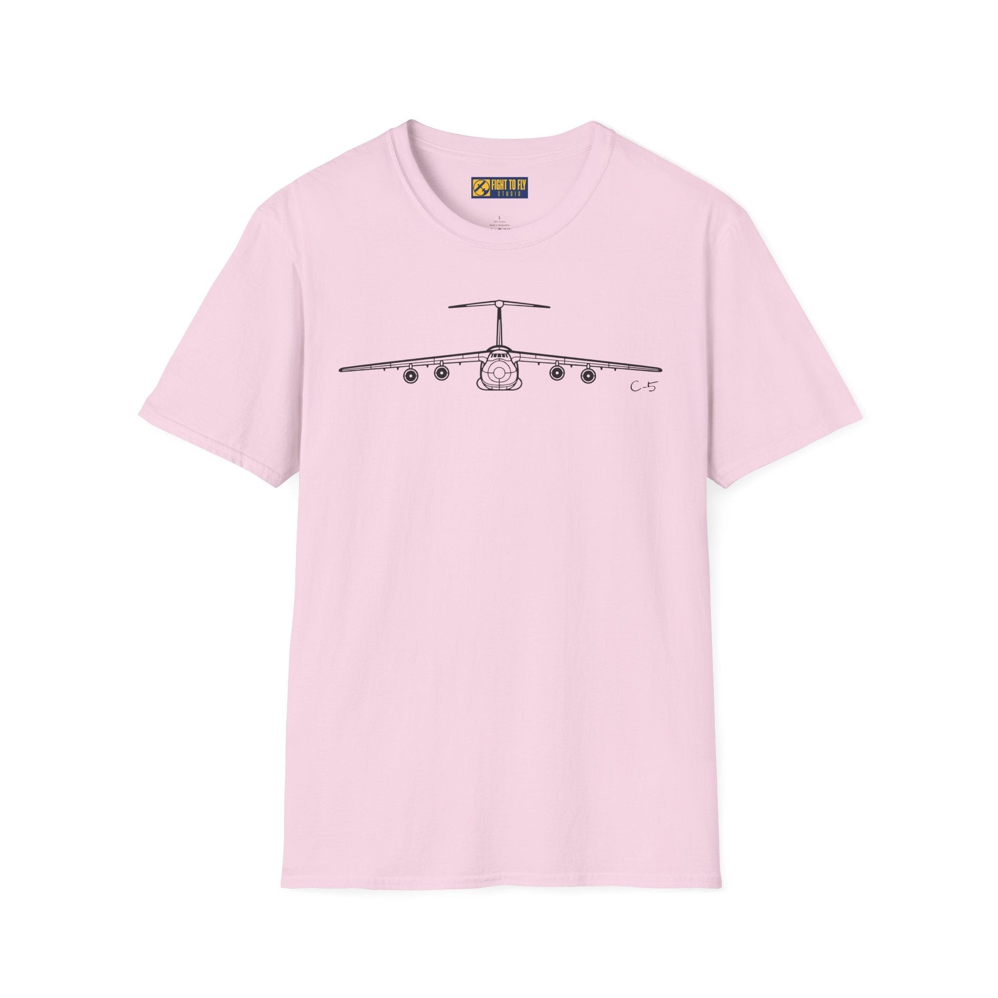 C-5 T-Shirt – Galaxy Strategic Airlift Aircraft Aviation Tee - Pilot gifts - WWII warbird t-shirt