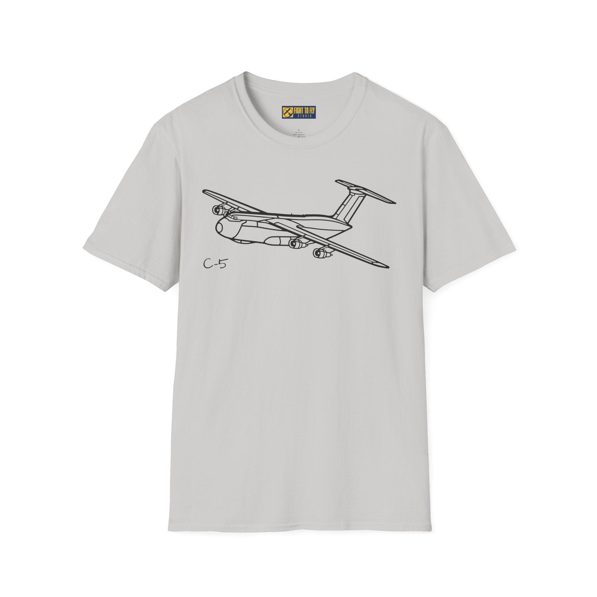 C-5 T-Shirt – Galaxy Strategic Airlifter Aviation Tee - Pilot gifts - WWII warbird t-shirt